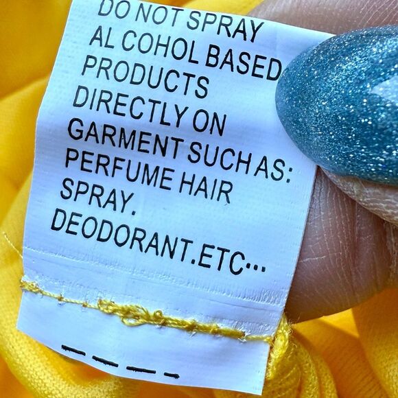 NWT Mac Duggal dress #70191 Asymmetrical Skirt Chiffon Dress in Marigold. Size 0 - Picture 12 of 14